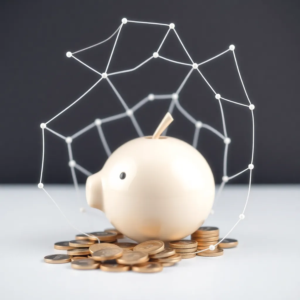 Finančná rezerva zobrazená ako bezpečnostná sieť pod osobnými financiami